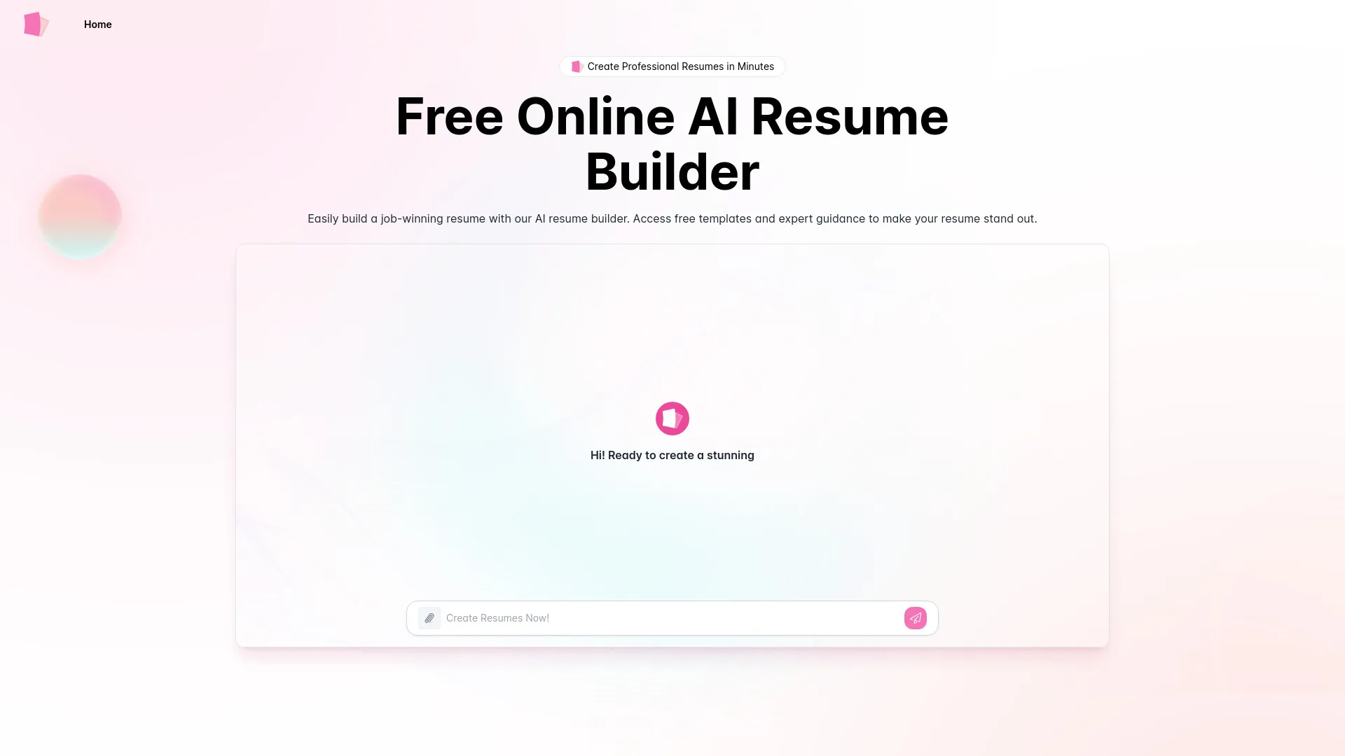 AI Resume Builder Effortless Resume - Airesumebuilder Me Create Professional Resumes Free Online.webp
