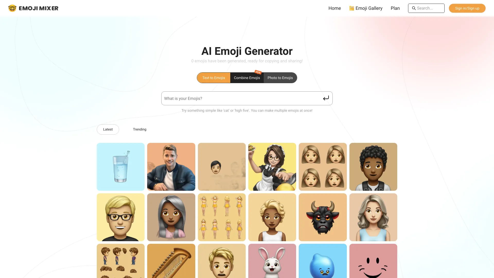 EmojiMixer - Combine and Create Unique Emojis | Creati.ai