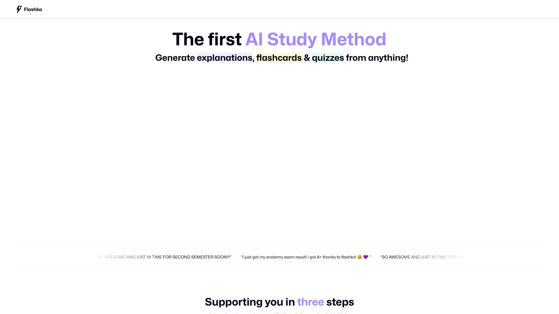 Flashka - AI-Powered Learning with Flashcards and Quizzes | Creati.ai