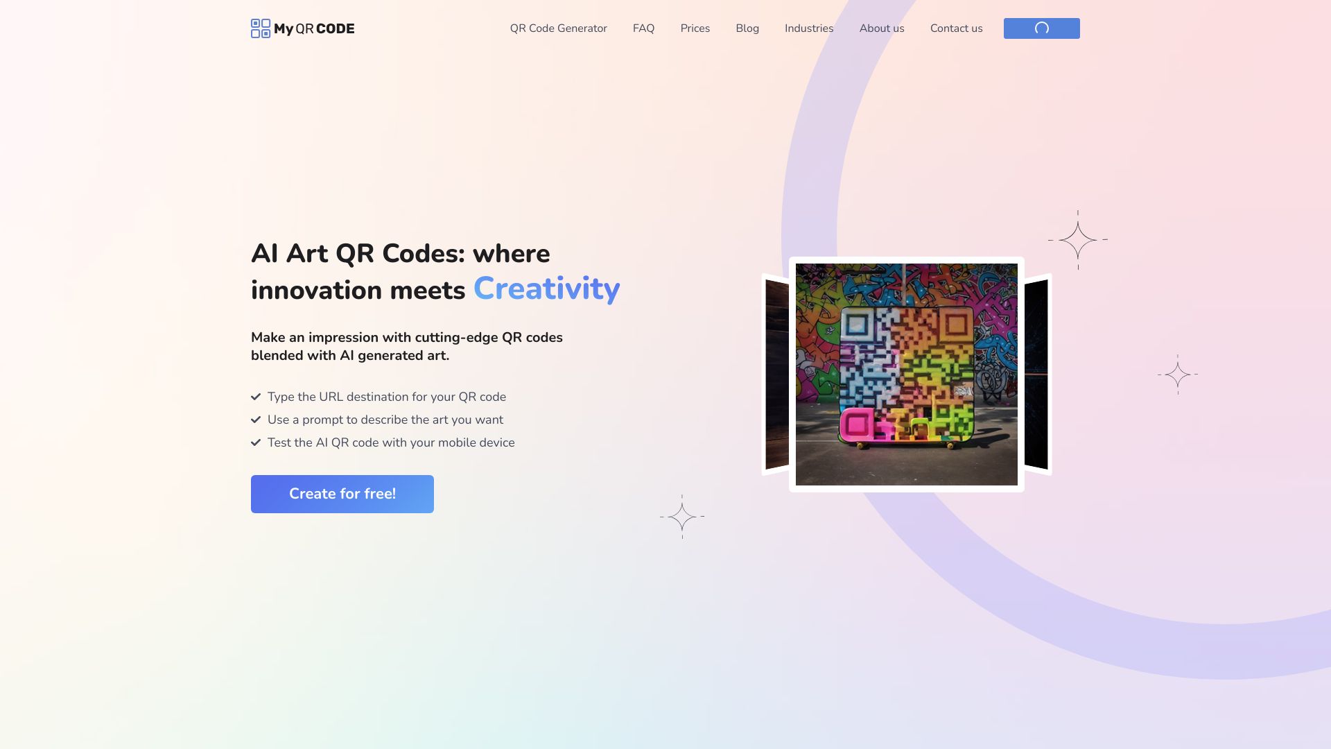 AI QR Code Generator | Custom AI-Powered QR Codes | Creati.ai
