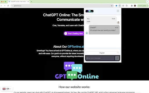 GPT Online免費ChatGPT擴展 - 即時AI回應 | Creati.ai