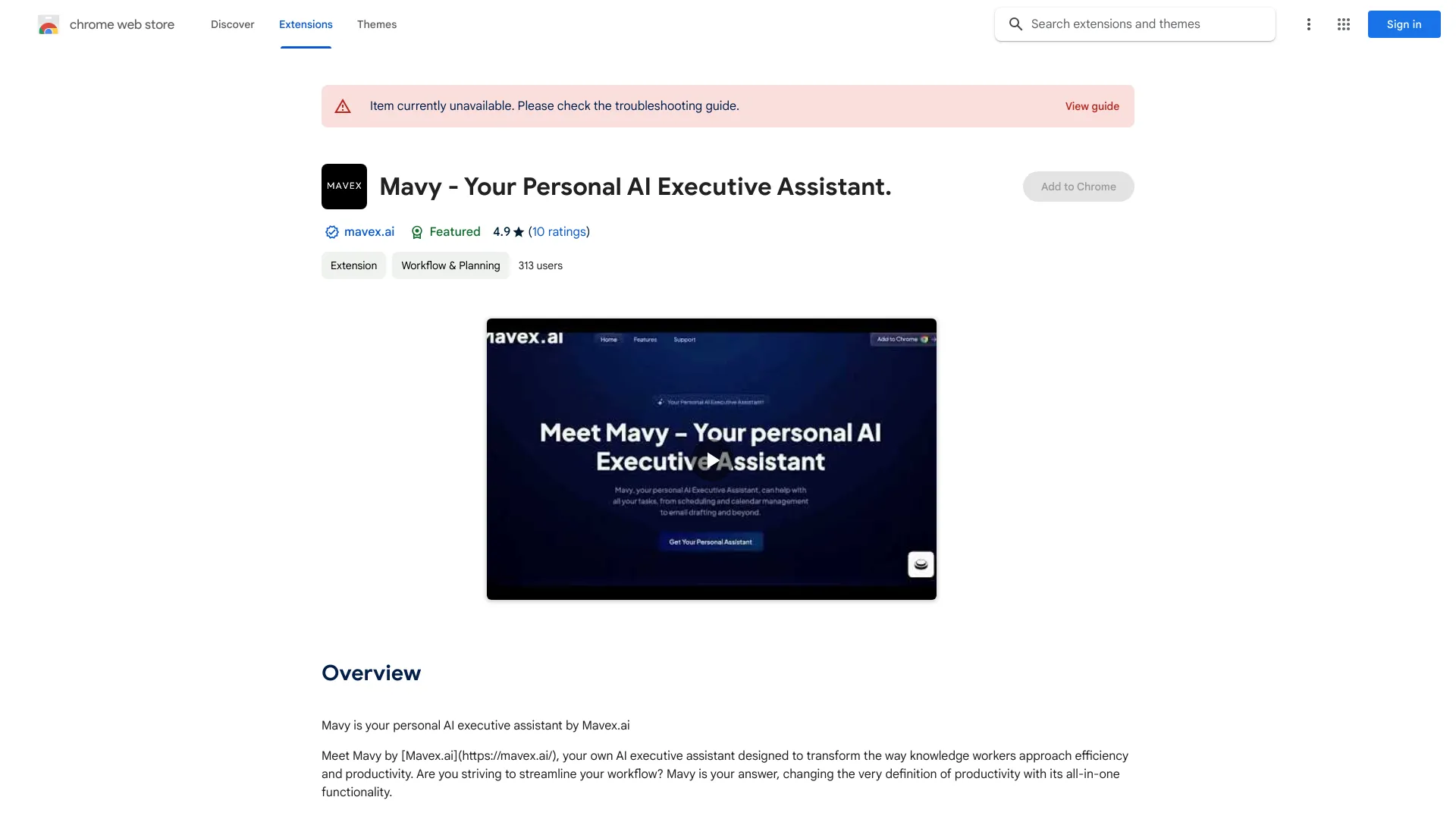 Mavy Your Personal AI Executive Assistant Creati.ai
