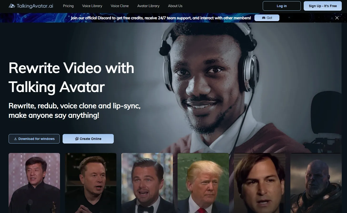 TalkingAvatar - AI-Powered Avatar Creation Platform