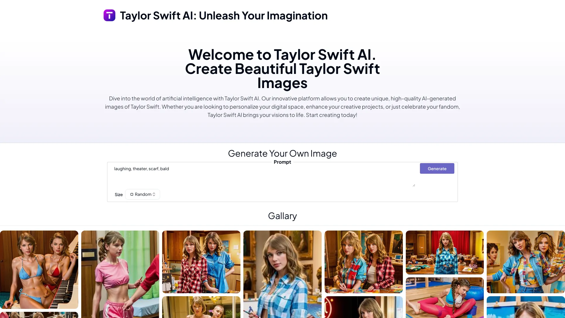 Generate Stunning AI Images of Taylor Swift | Taylor Swift AI | Creati.ai